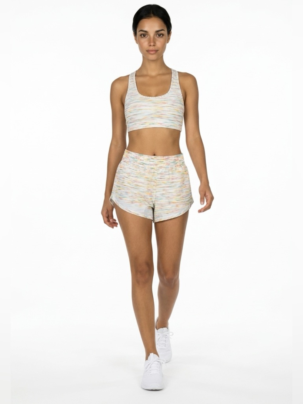 NWT DSG SZ various white/yellow/green/red running shorts W/built-in panty - Picture 2 of 6